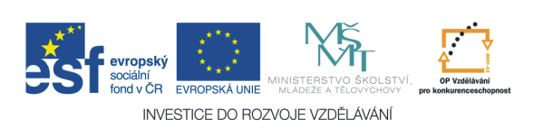 loga  ESF, MŠMT, EU, OPVK